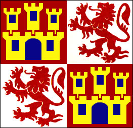 Spanish Lions and Castles Flag